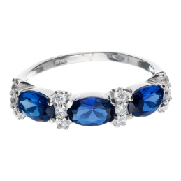 Anello con Zirconi Colorati...