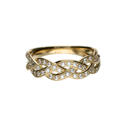 Anello con Zirconi in Oro...