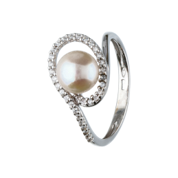 Anello con Perla in Oro...