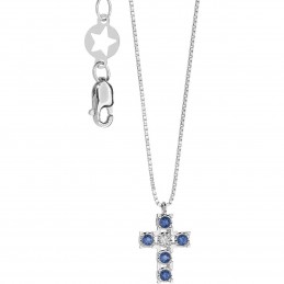 Collana Croce Con Diamanti...