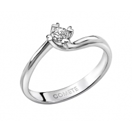 Anello Solitario Comete...