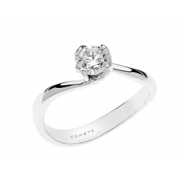 Anello Solitario Comete...