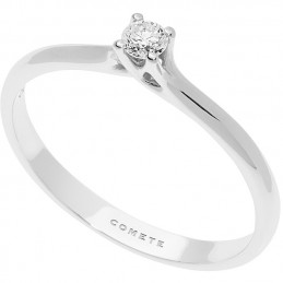 Anello Solitario Comete...