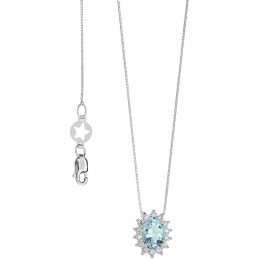 Collana Acqua Marina Comete...