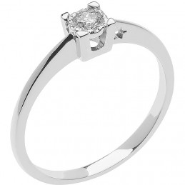 Anello Solitario Comete...