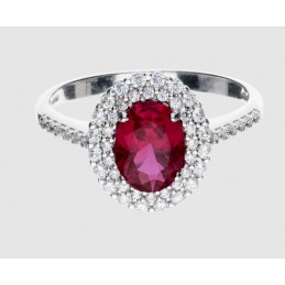 Anello con Zirconi in Oro...