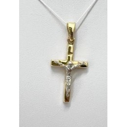 Ciondolo Croce in oro 18 KT...