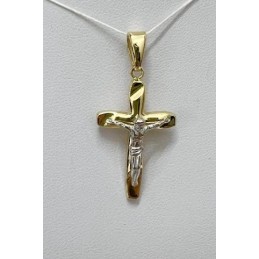 Ciondolo Croce in oro 18 KT...