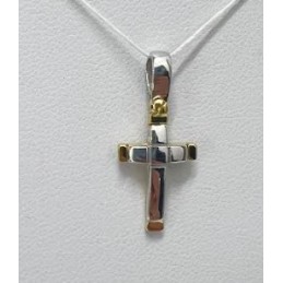 Ciondolo Croce in oro 18 KT...