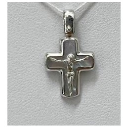 Ciondolo Croce in oro 18 KT...