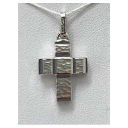 Ciondolo Croce in oro 18 KT...