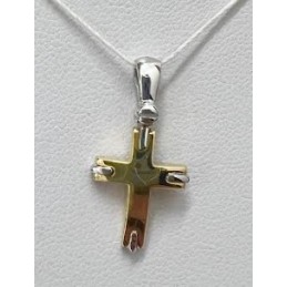 Ciondolo Croce in oro 18 KT...