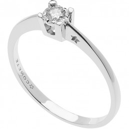 Anello Solitario Comete...